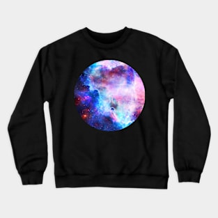 Galaxy Cosmos Space Astro Art Astrophotography Universe Stars Nebula Colorful Art Poster Crewneck Sweatshirt